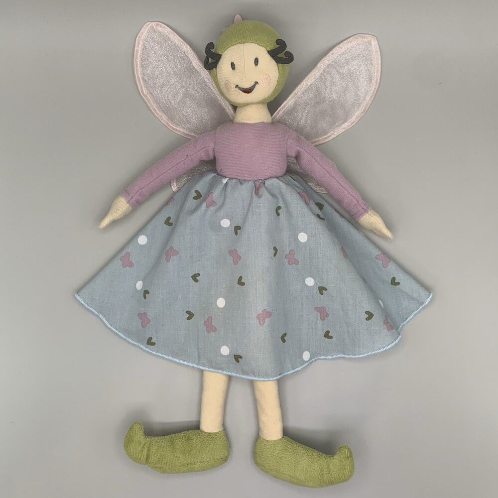 IKEA Silvertarna Fairy Pixie Doll 14” Plush Soft Toy Pink Wings Retired